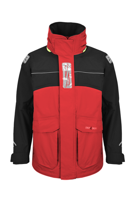 Herren Bergen II Offshore Segeljacke - Mit Druck Crazy4Sailing