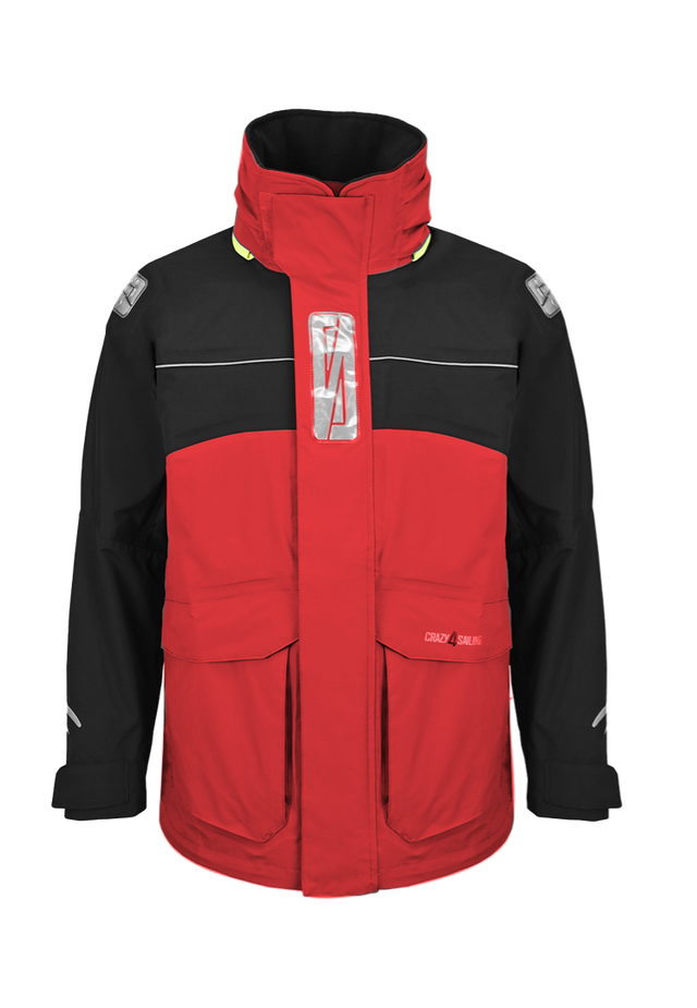 Herren Bergen II Offshore Segeljacke - Mit Druck Crazy4Sailing