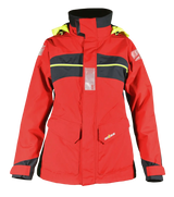 Damen Bergen Offshore Segeljacke Rot / Carbon Jacken Crazy4Sailing S