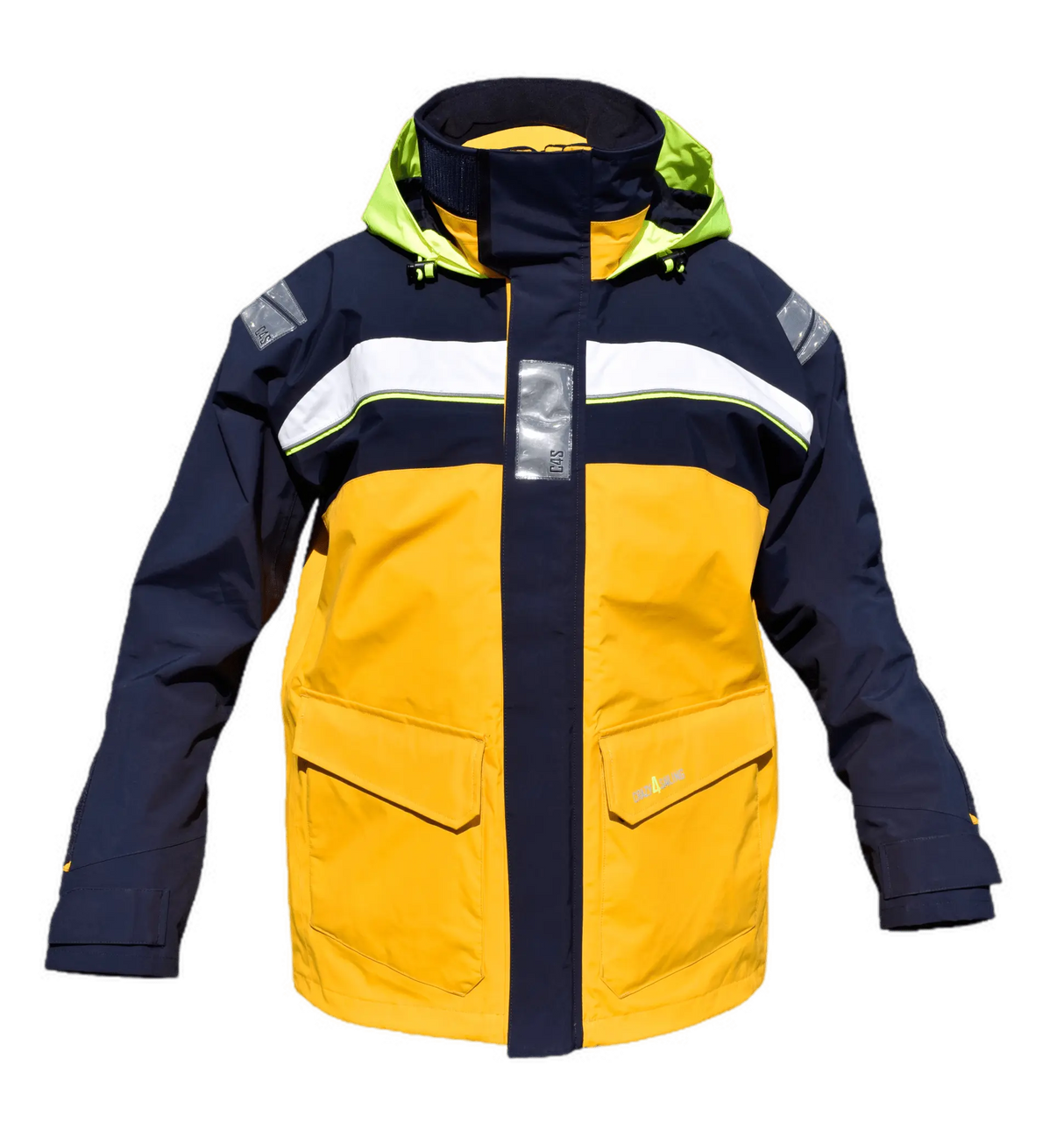 Herren Bergen Offshore Segeljacke Jacken Crazy4Sailing Gelb