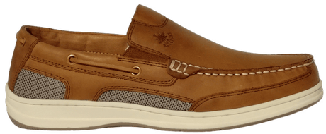 Blueport Pacific Loafer Segelschuh Bootsschuh Blueport Maluchi Tan