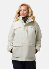 Damen Bergen II Offshore Segeljacke Jacken Crazy4Sailing Silber