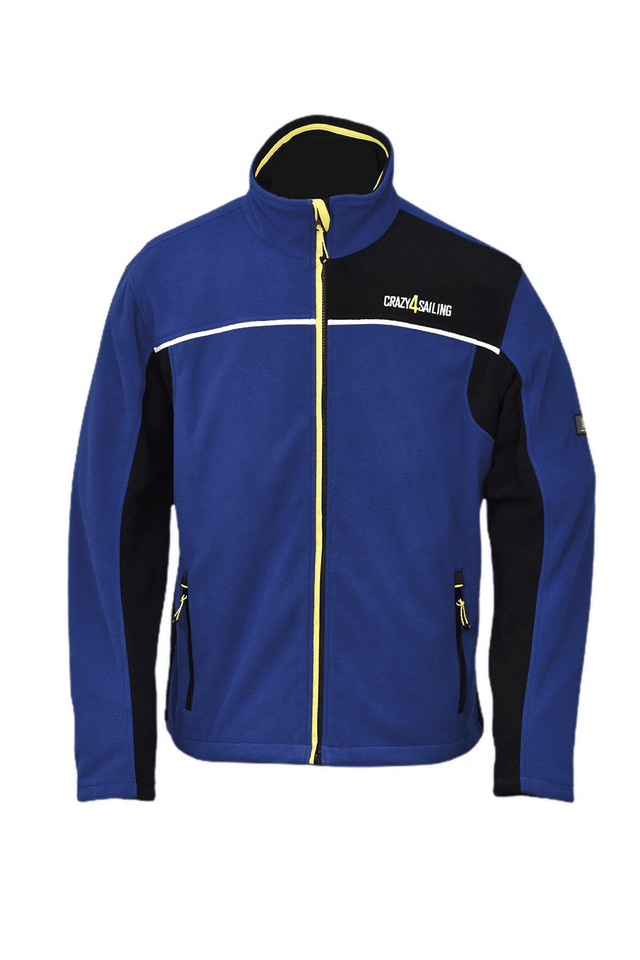 Unisex Windstopper Fleece Segeljacke Jacken Crazy4Sailing Blau