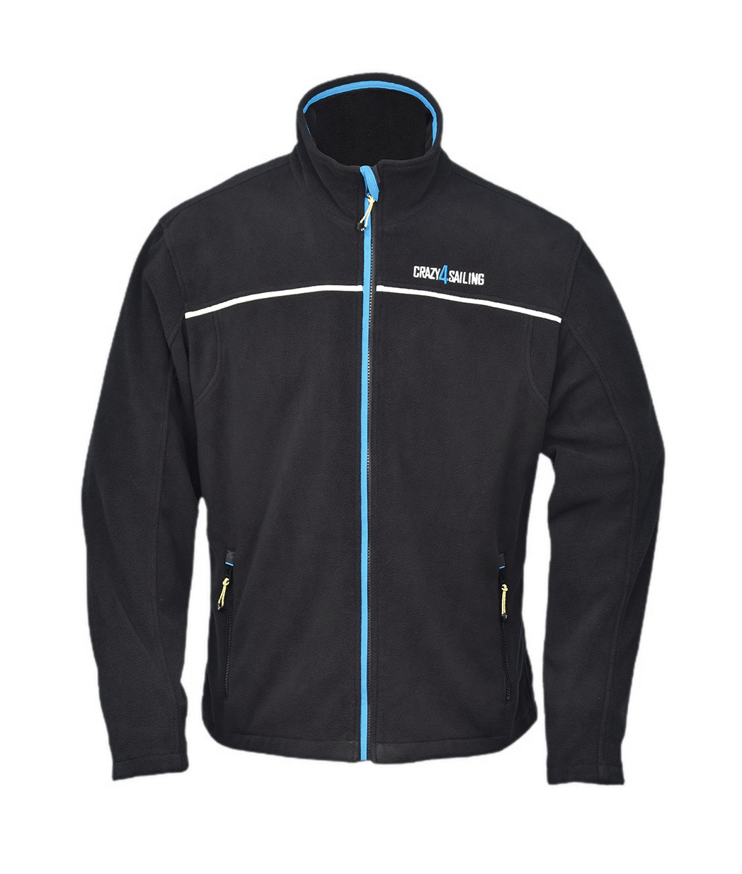 Unisex Windstopper Fleece Segeljacke Jacken Crazy4Sailing Schwarz